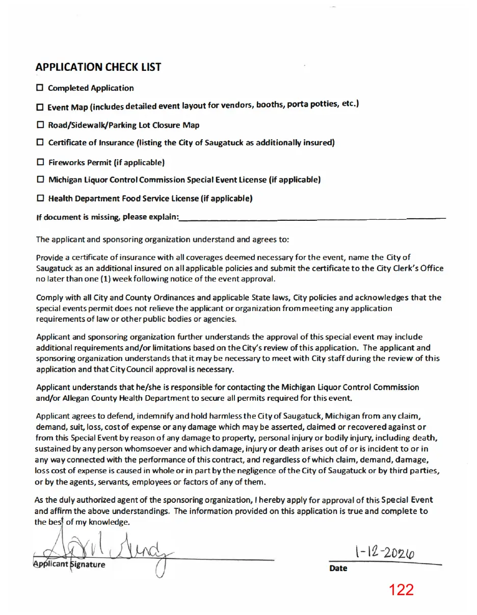 Page 122 of the packet, a scanned page
