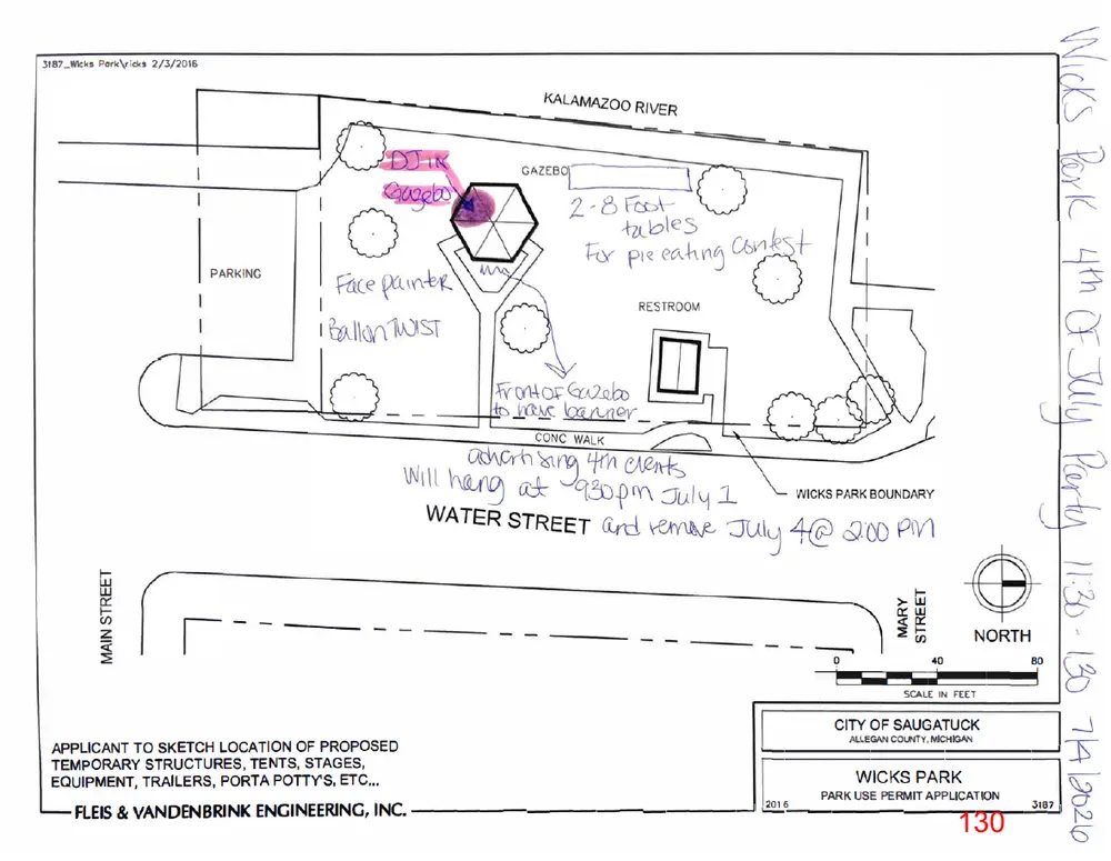Page 130 of the packet, a scanned page