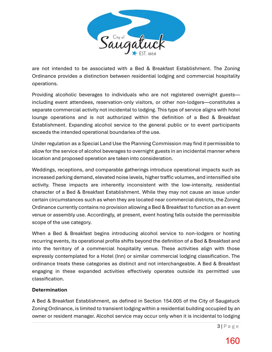 Page 160 of the packet; its text follows