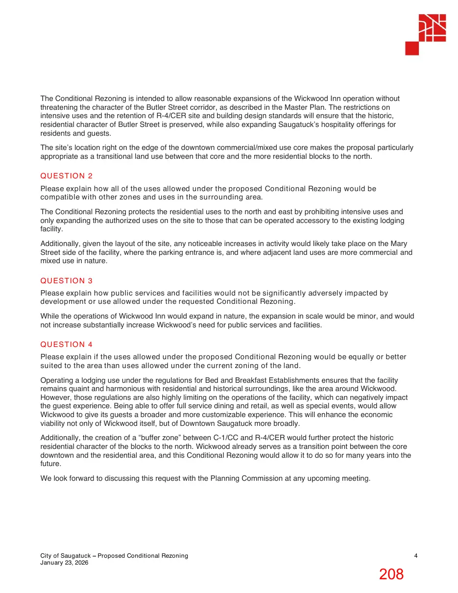 Page 208 of the packet; its text follows