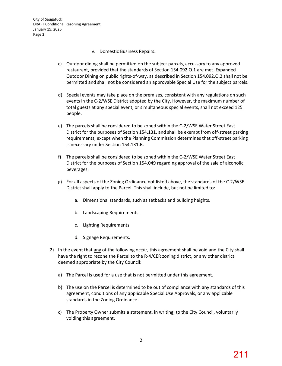 Page 211 of the packet; its text follows