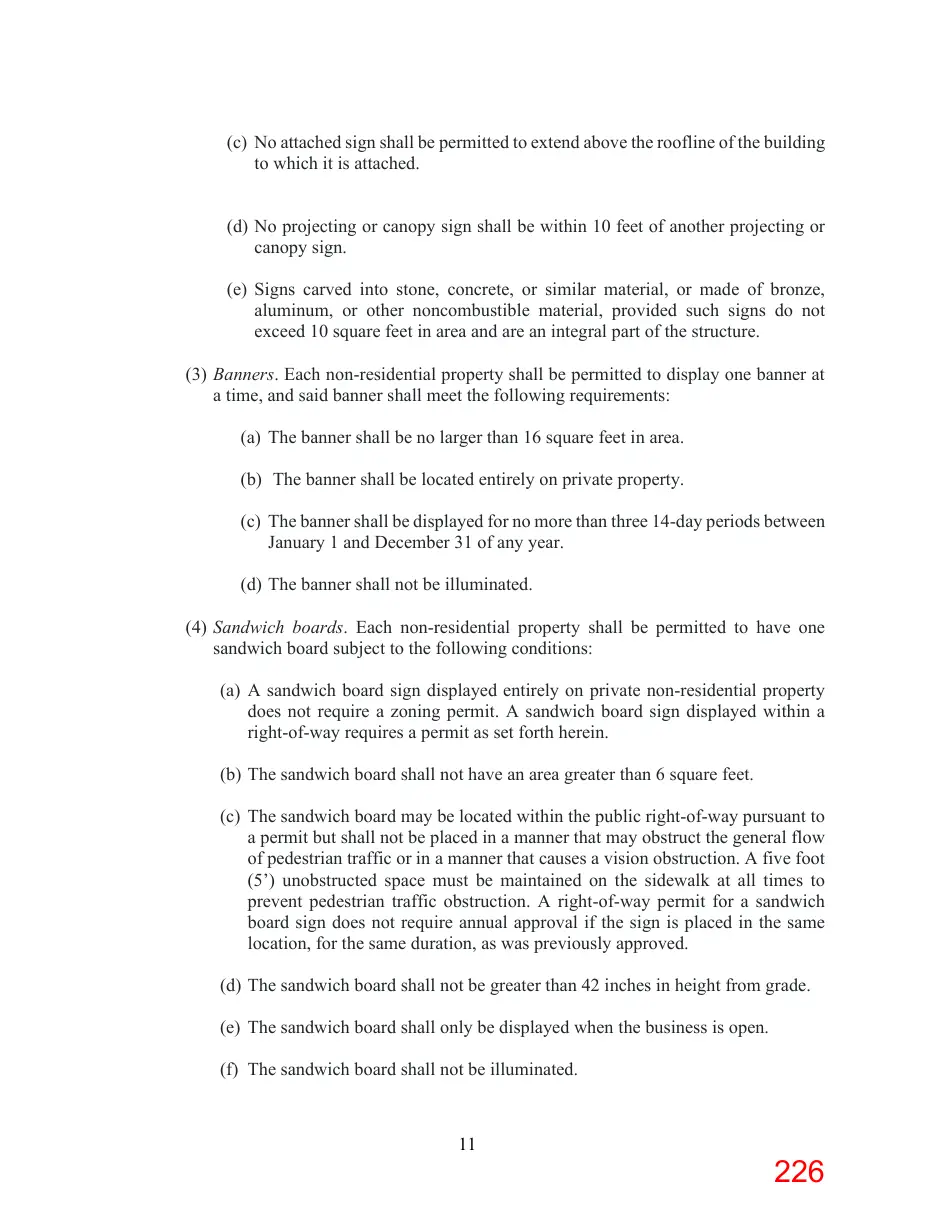 Page 226 of the packet; its text follows