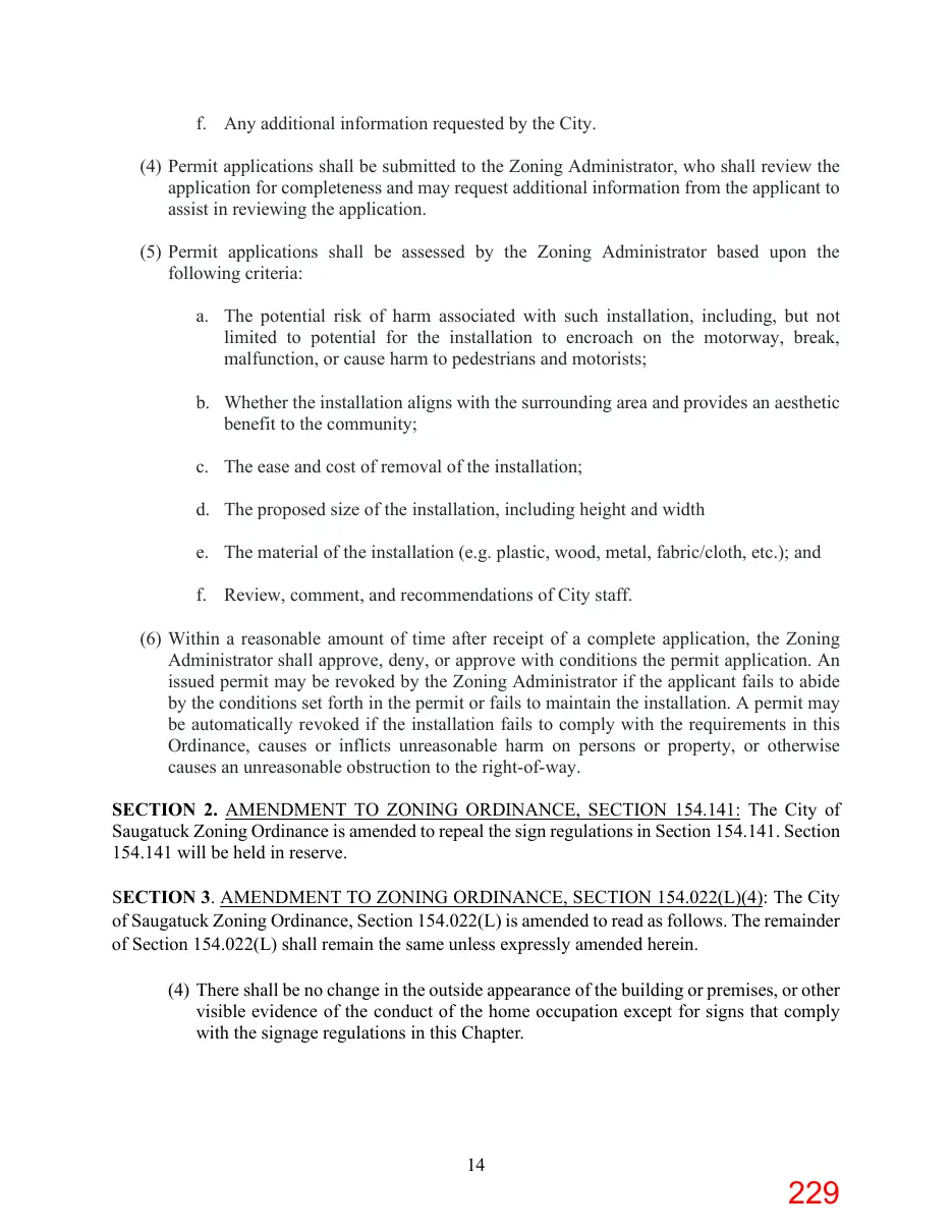 Page 229 of the packet; its text follows