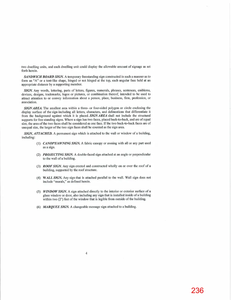 Page 236 of the packet, a scanned page