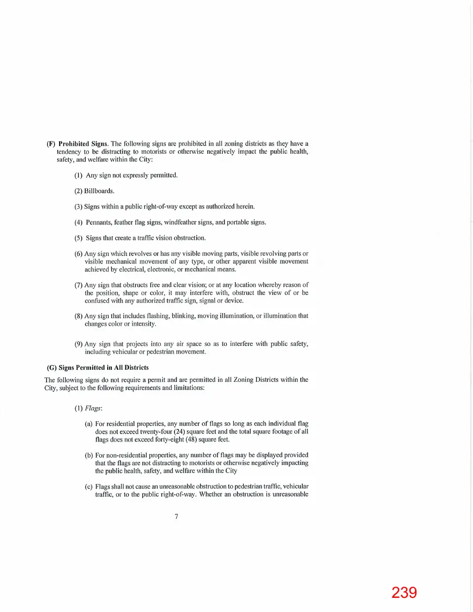 Page 239 of the packet, a scanned page