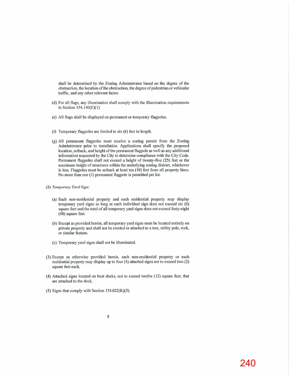 Page 240 of the packet, a scanned page