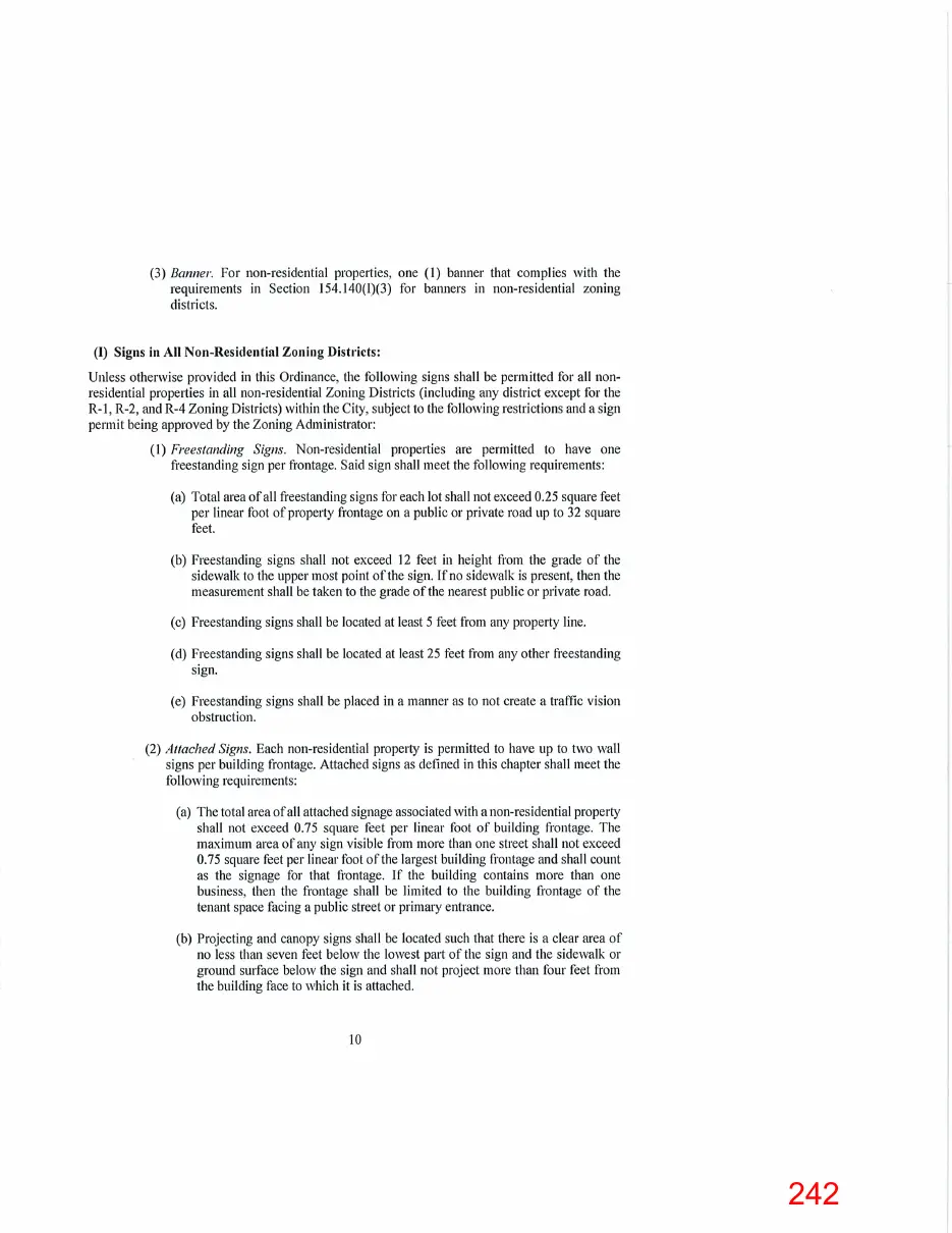 Page 242 of the packet, a scanned page