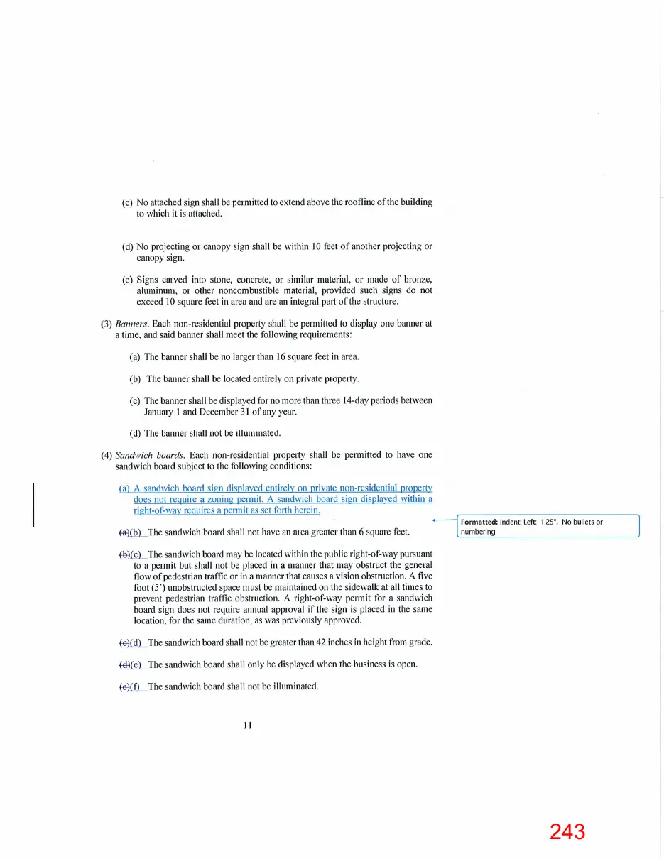Page 243 of the packet, a scanned page