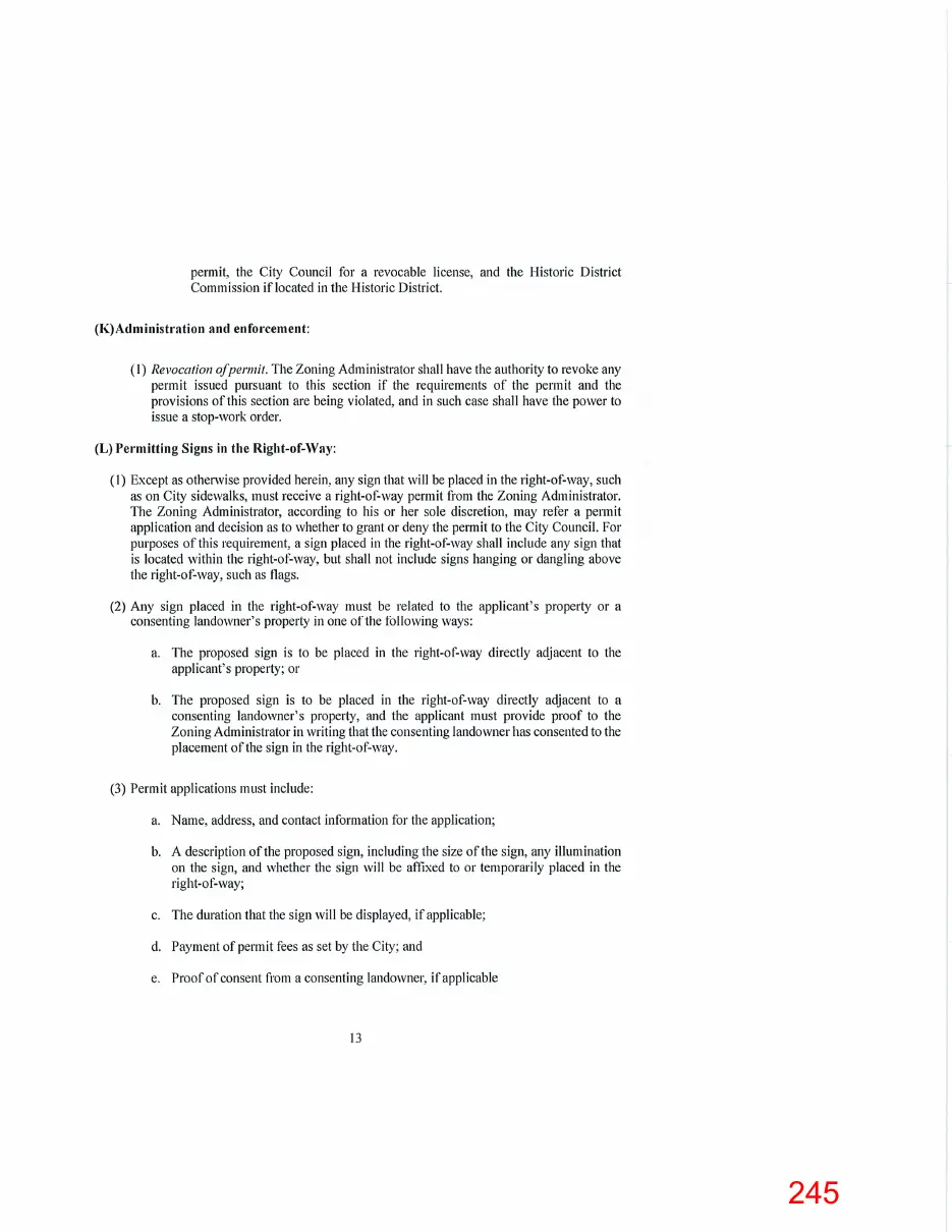 Page 245 of the packet, a scanned page