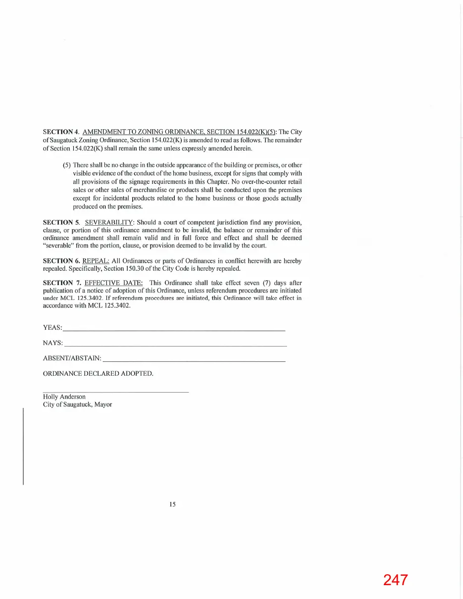 Page 247 of the packet, a scanned page