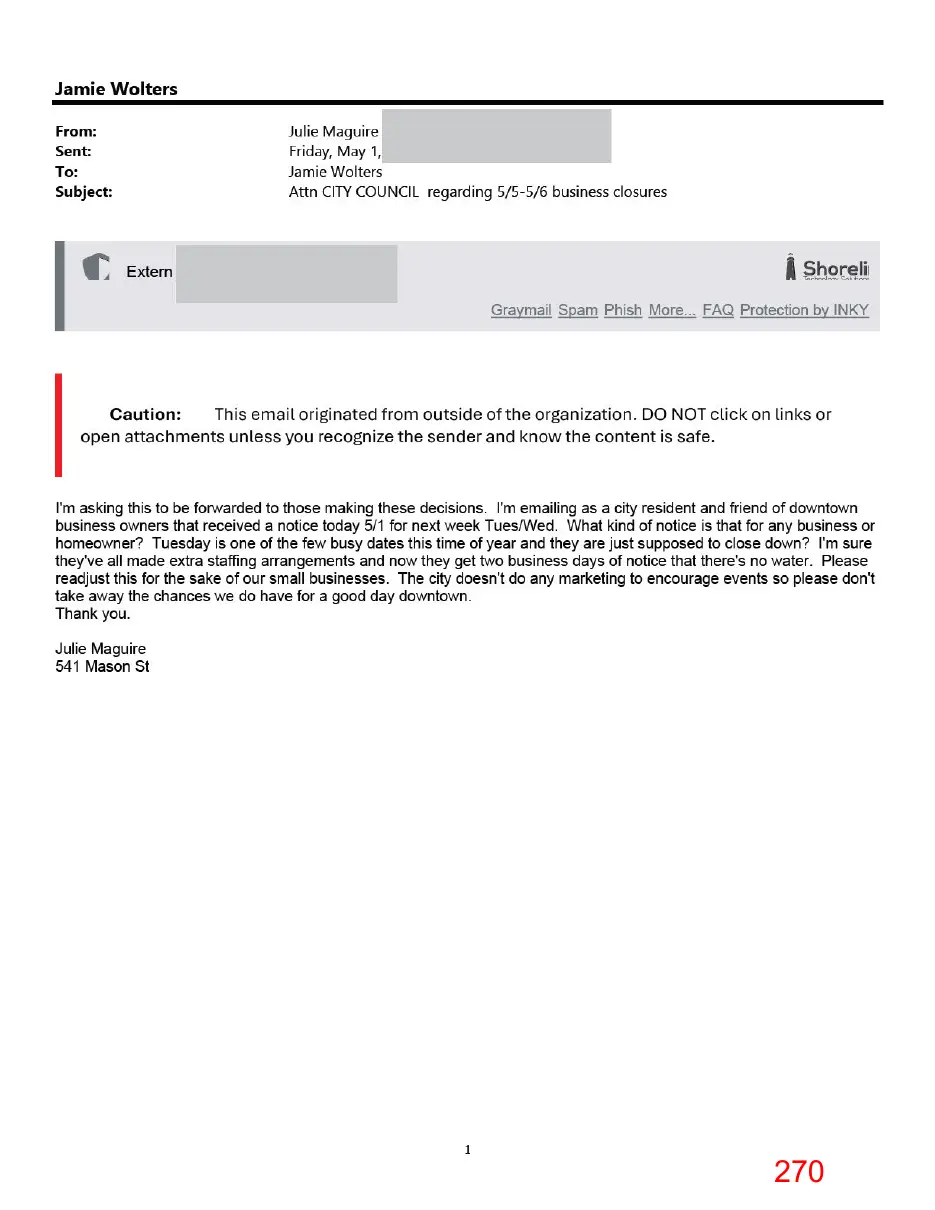Page 270 of the packet, a scanned page