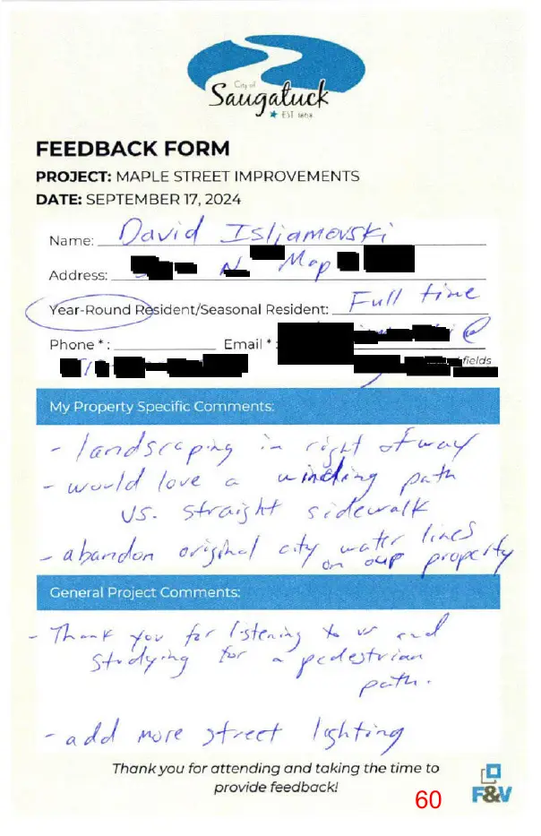 Page 60 of the packet, a scanned page