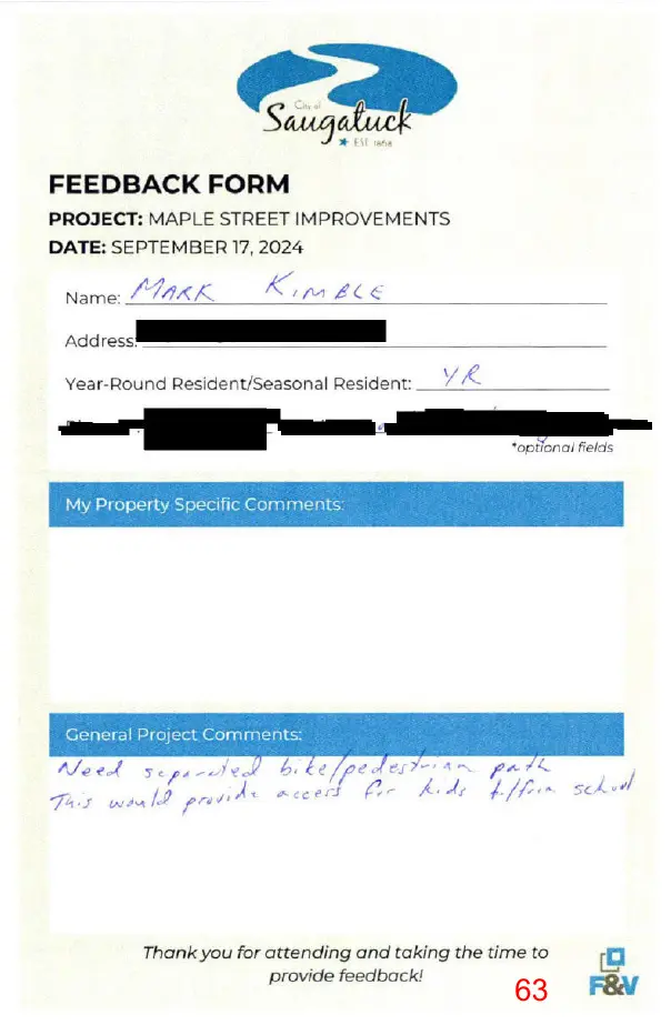 Page 63 of the packet, a scanned page