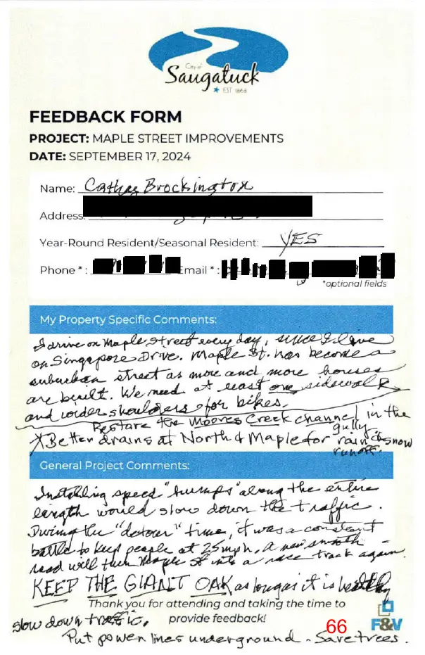 Page 66 of the packet, a scanned page