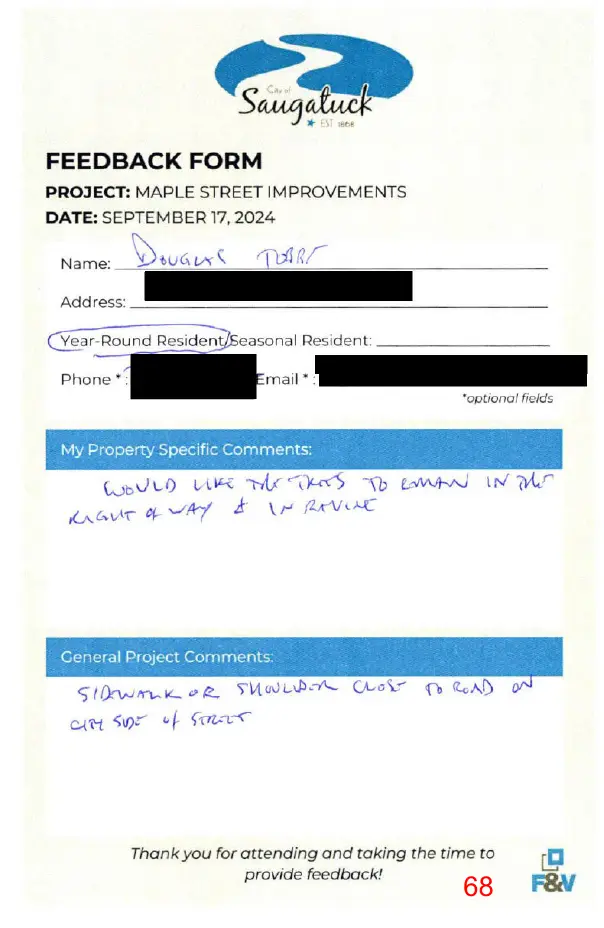 Page 68 of the packet, a scanned page