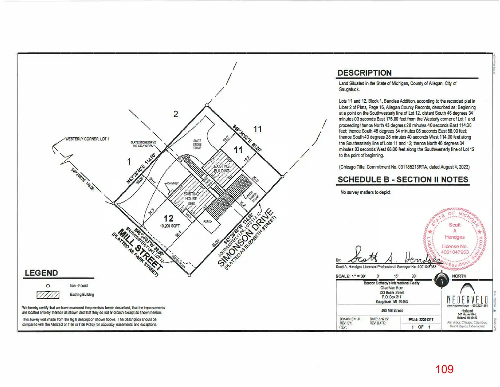 Page 109 of the packet, a scanned page